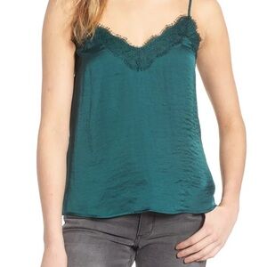 Espirit lace top size S teal